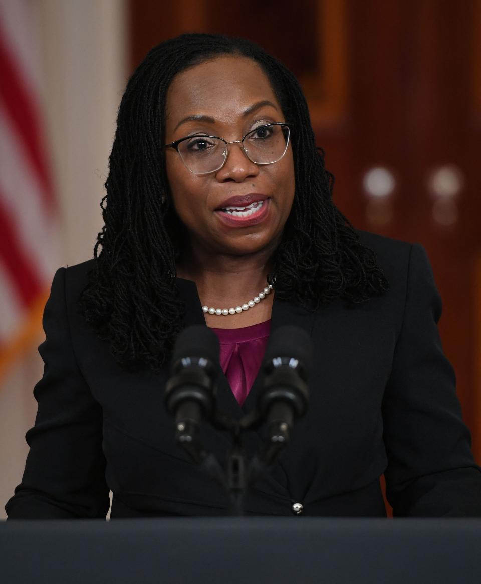 Judge Ketanji Brown Jackson is nominated for associate justice of the Supreme Court.