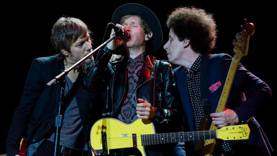 Beck performs on stage at the Beale Street Music Festival on May 1, 2016 in Memphis, Tennessee.