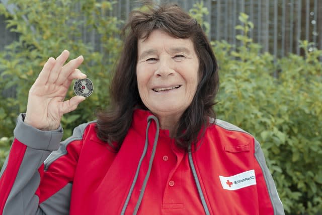 British Red Cross volunteer Sandra Fisher