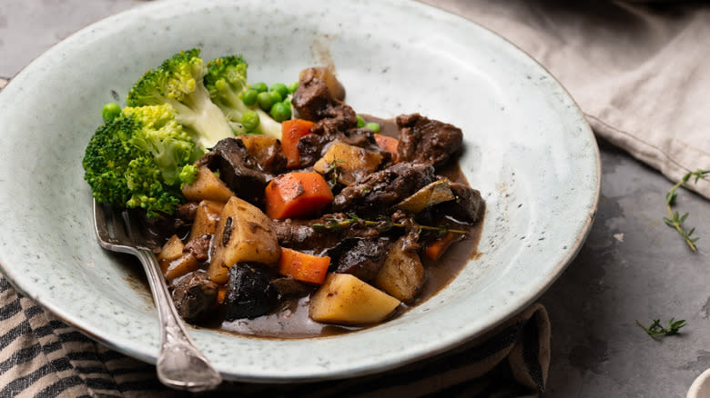 venison stew with Guinness