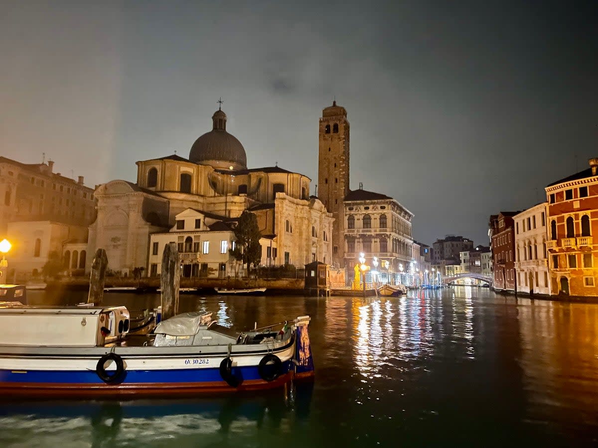 Venice on a winter’s night is imbued with a special kind of magic (Annabel Grossman)