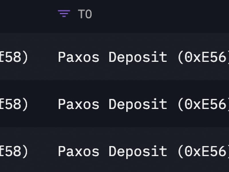 One of Jump Trading's crypto wallets transferred a total of $30 million BUSD to issuer Paxos in three separate transactions.  (Arkham Intelligence)