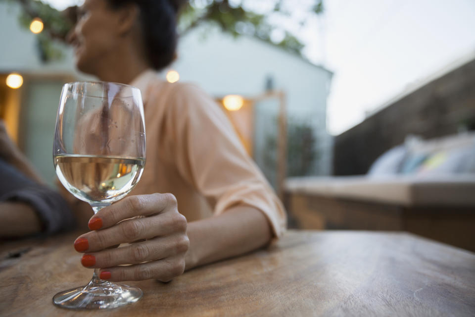 Who needs white wine when you can celebrate with a bottle of champers? [Photo: Getty]