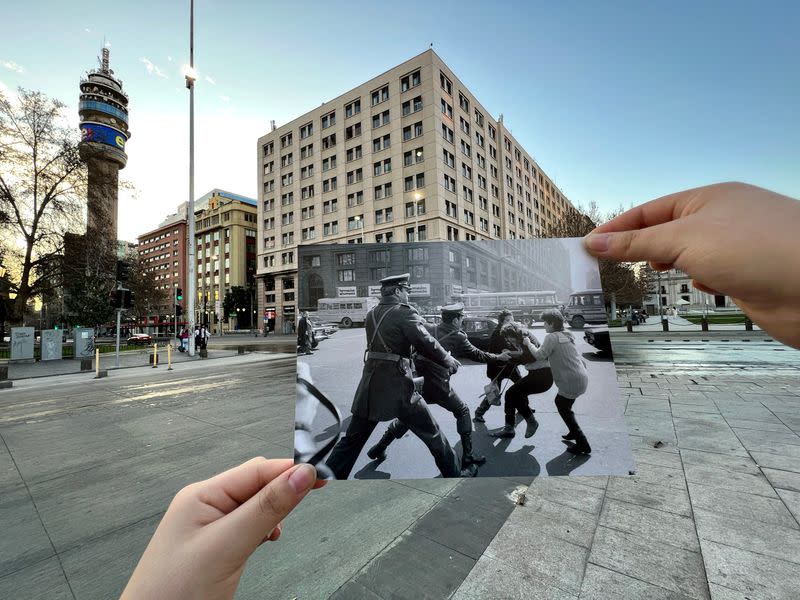 Fotografías de la Fundación Documentación y Archivo de la Vicaría de la Solidaridad tomadas durante la dictadura de Pinochet en Santiago
