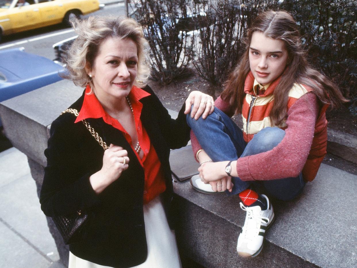 Brooke Shields and her mother and manager Teri Shields in New York in 1978.