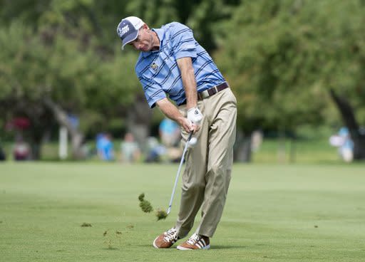 Jim Furyk lost a three-shot lead en route to a second-place finish at the Canadian Open. (AP) 