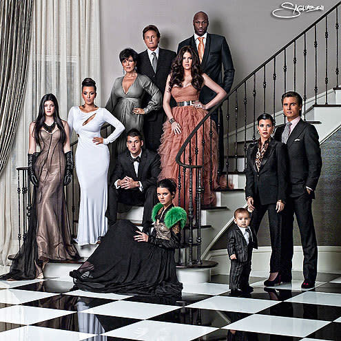 The Kardashians' Very Merry Christmas Cards