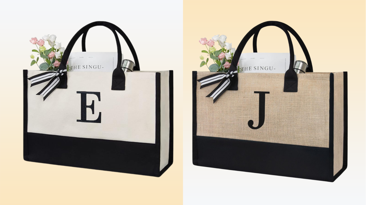 This “very chic and durable” monogrammed tote makes a thoughtful Mother’s Day gift, and it costs .