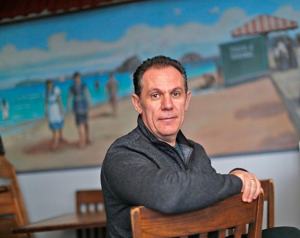 Marko Fani, of Braintree, is the new owner of The Clam Box on Wollaston Beach. Wednesday, March 15, 2023.