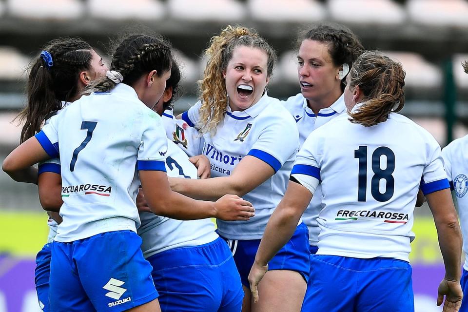 Vittoria Vecchini scored twice as Italy held on to win  (Getty Images)