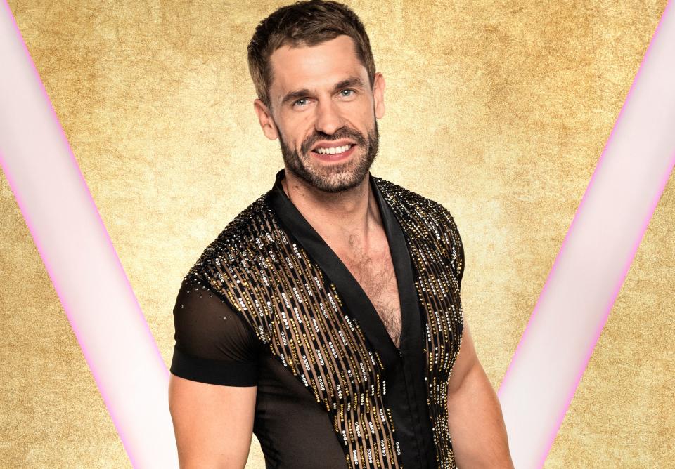 Kelvin Fletcher is in training for Strictly (Credit: BBC)