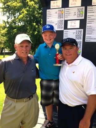 9-year-old Zach Adams shot a 58 over 18 holes — Mt. Pleasant Junior Golf Association