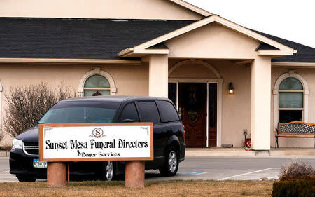 FILE PHOTO: The Sunset Mesa Funeral Directors and Donor Services building in Montrose, Colorado, U.S., December 16, 2017. Picture taken December 16, 2017. REUTERS/Rick Wilking/File Photo