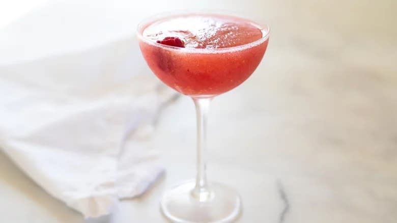 Frosé cocktail