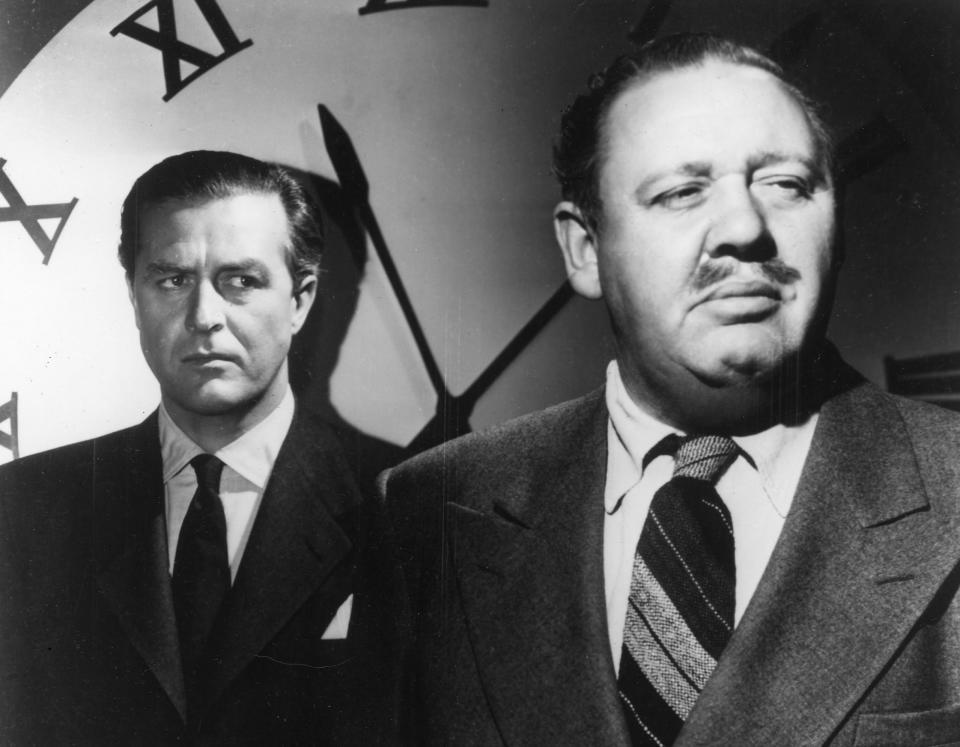 Ray Milland and Charles Laughton in “The Big Clock”