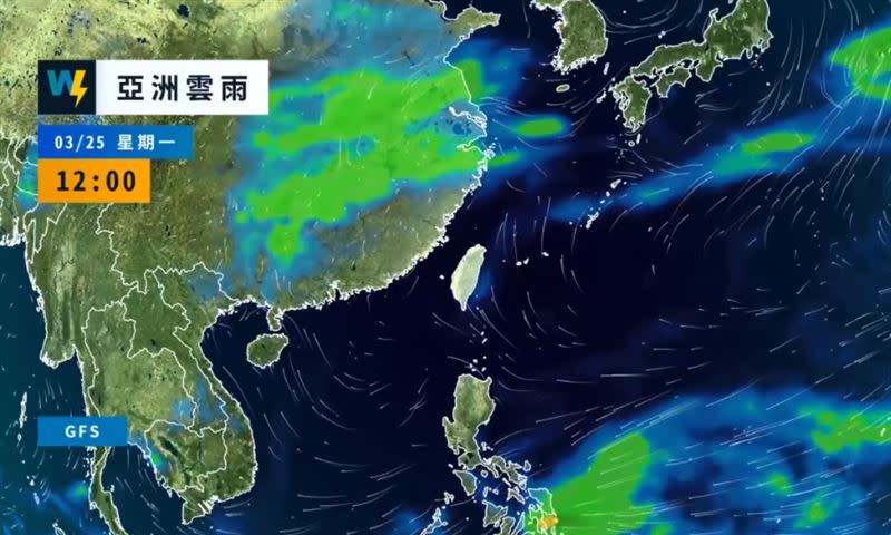 下週二之前台灣天氣大致穩定。（圖／翻攝自天氣風險 WeatherRisk）