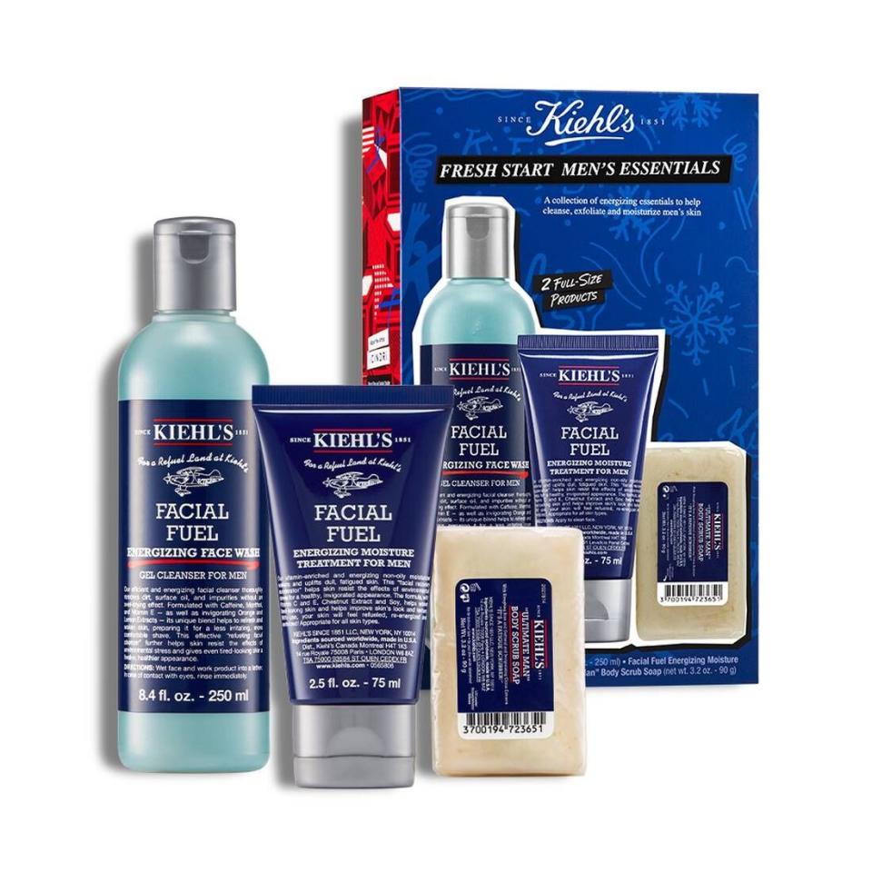 <p><a href="https://go.redirectingat.com?id=74968X1596630&url=https%3A%2F%2Fwww.kiehls.com%2Fgifts-and-value-sets%2Fgifts-for-all%2Ffresh-start-mens-essentials-gift-set%2F3605972895394.html&sref=https%3A%2F%2Fwww.countryliving.com%2Fshopping%2Fgifts%2Fg45908760%2Fgift-ideas-for-brother-in-law%2F" rel="nofollow noopener" target="_blank" data-ylk="slk:Shop Now;elm:context_link;itc:0;sec:content-canvas" class="link ">Shop Now</a></p><p>Kiehl’s Facial Fuel Starter Set</p><p>$43.00</p>