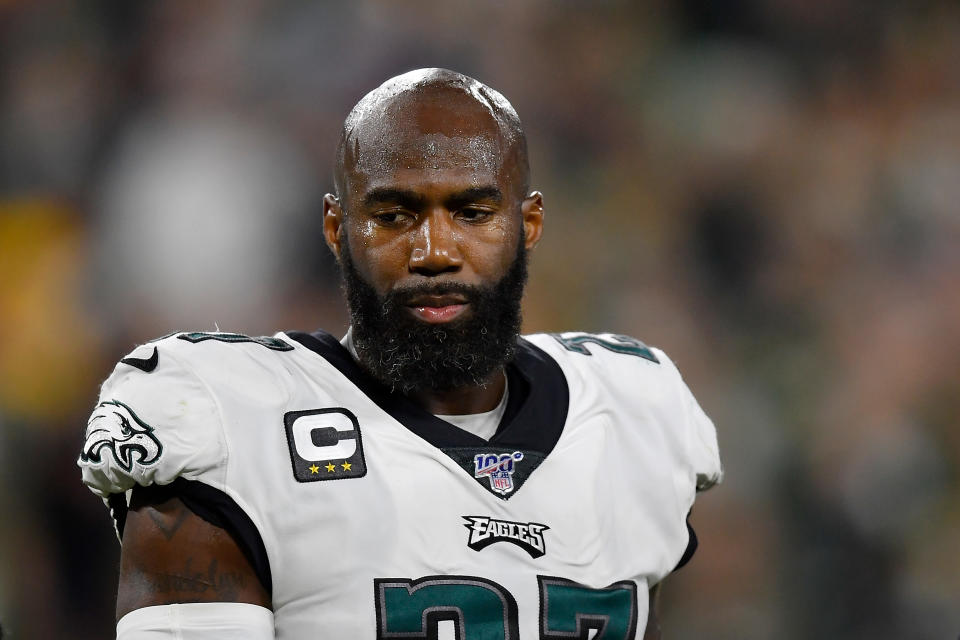 Malcolm Jenkins called for change in the Philadelphia police department. (Quinn Harris/Getty Images)