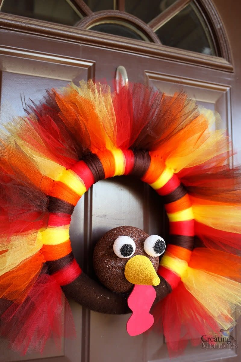 Tulle Turkey Wreath