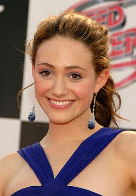 Emmy Rossum at the Los Angeles premiere of Warner Bros. Pictures' Speed Racer