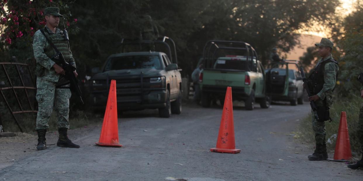 Jalisco Mexico soldiers fuel oil theft