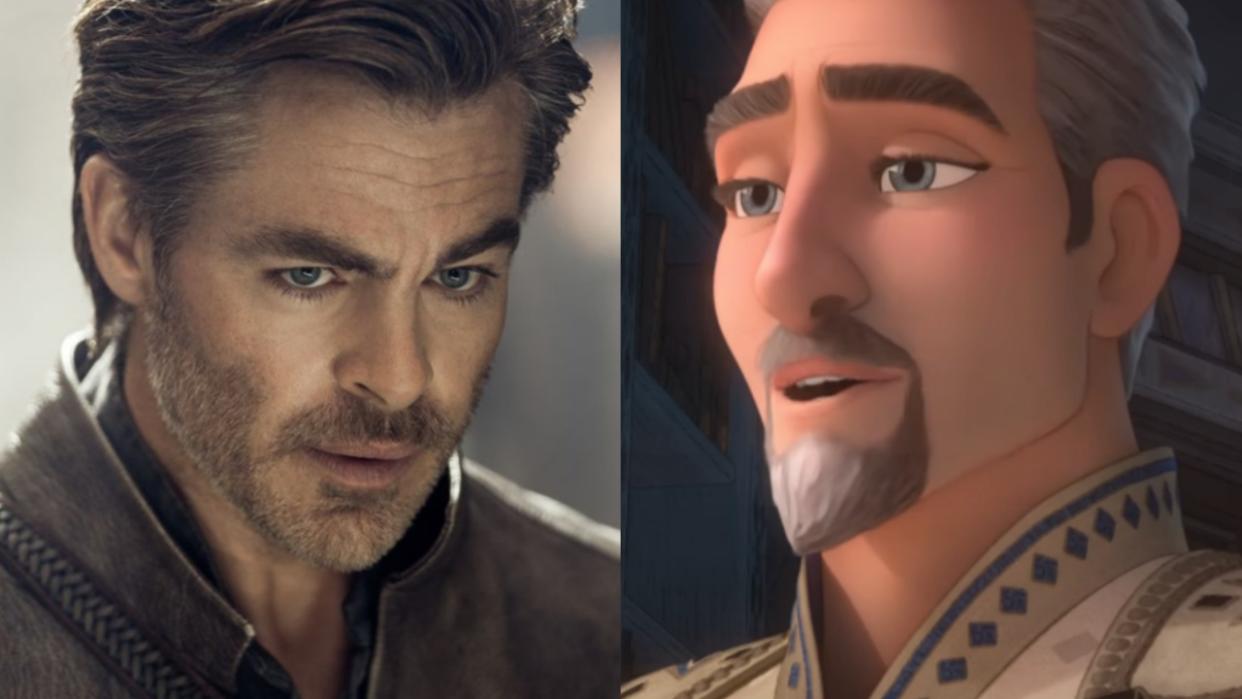  Chris Pine in Dungeons and Dragons and Wish. 