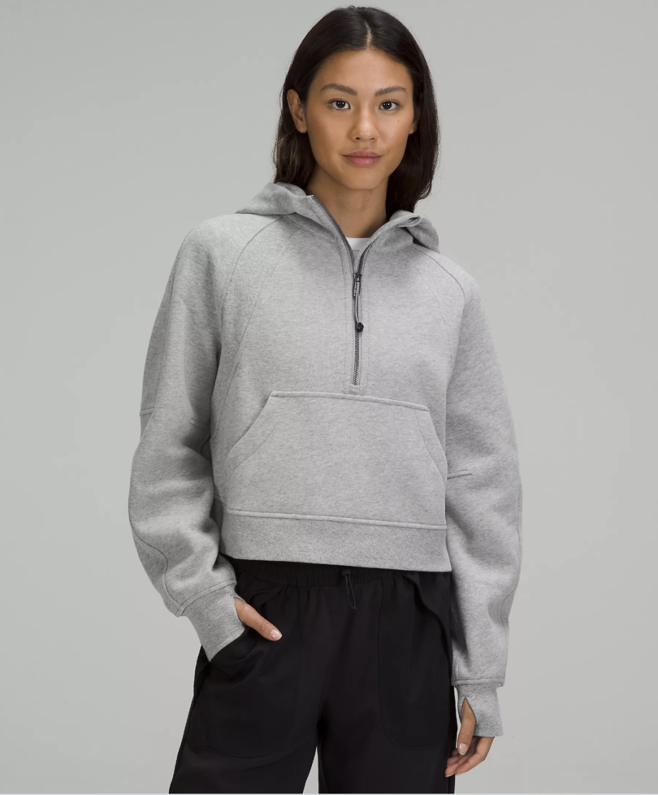 Scuba Oversized Half-Zip Hoodie