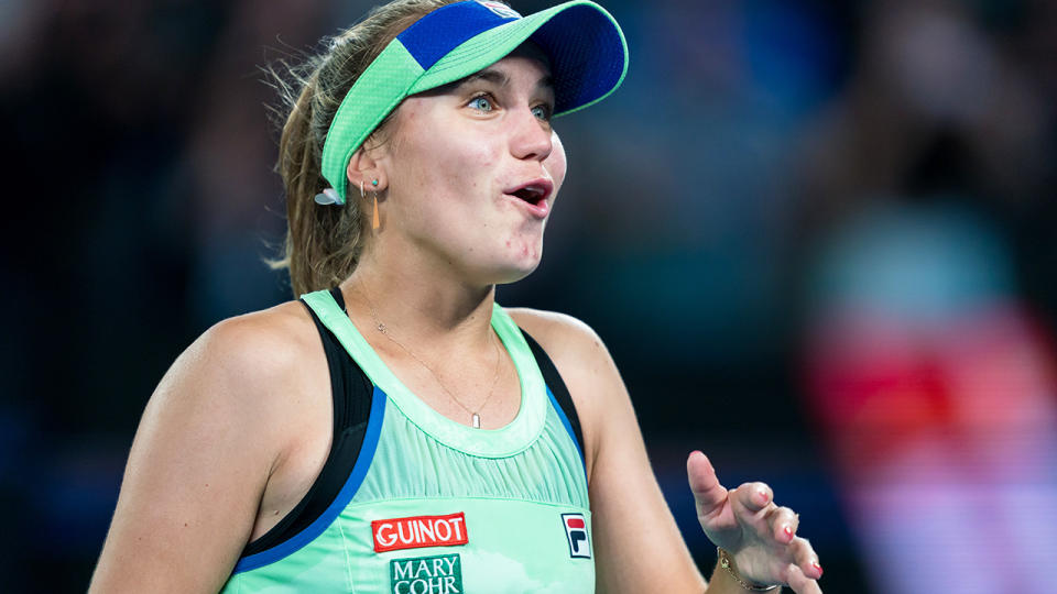 World No.4 Sofia Kenin isn't worried about whether hotel quarantine will affect her Australian Open defence. (Photo by Andy Cheung/Getty Images)