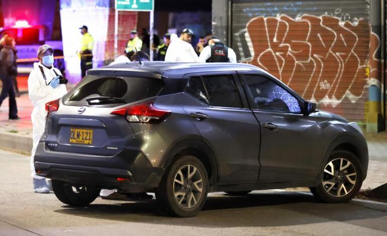 La policía científica en el lugar del hecho