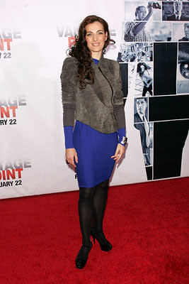 Ayelet Zurer at the New York City premiere of Columbia Pictures' Vantage Point