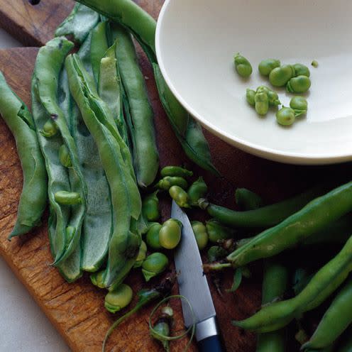 Warm broad bean and feta salad - best feta recipes 2021