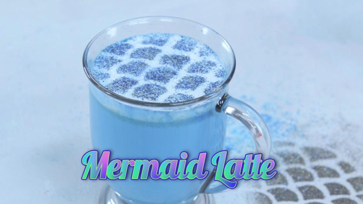 This magical mermaid latte is *almost* too gorgeous to drink