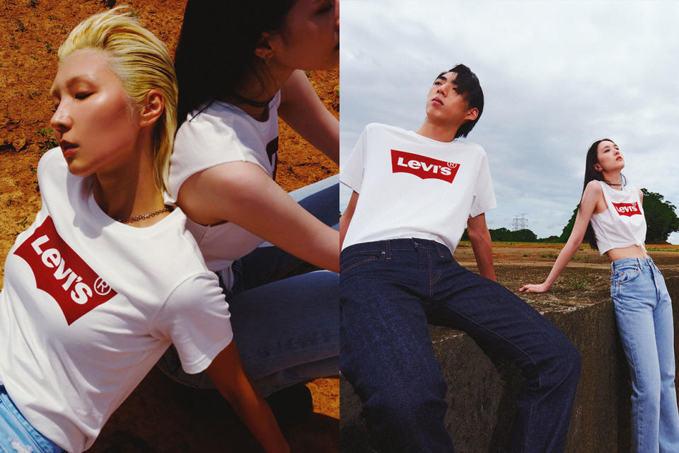 簡單俐落才美：Levi’s Logo Tee，除了經典款外還能自由剪裁！