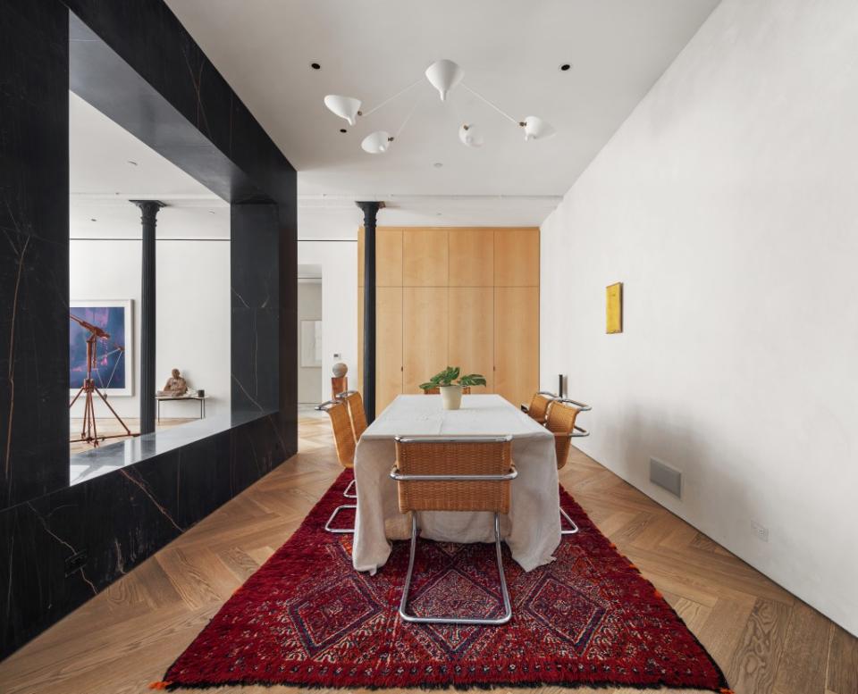 A modern dining area. Francisco Rosario of DDReps