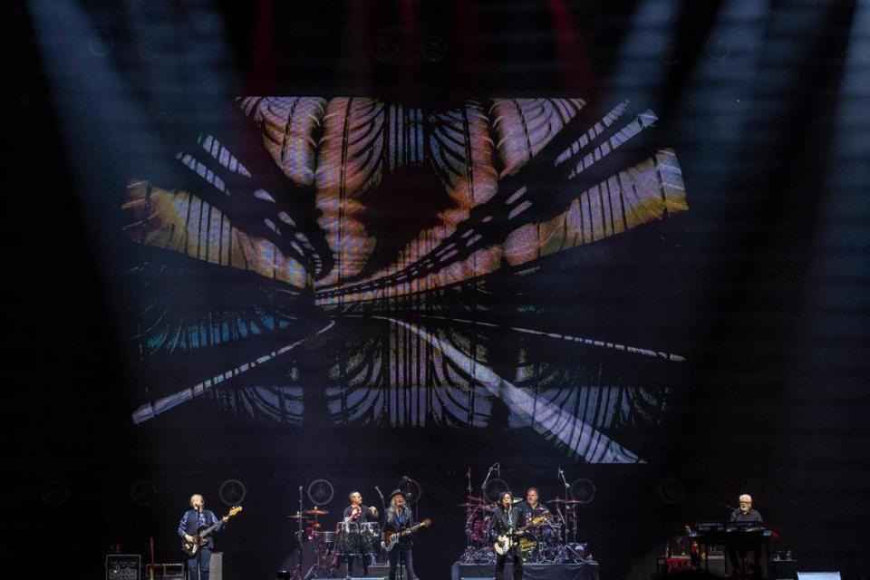 The Doobie Brothers open for the Eagles, who performed during their “The Long Goodbye” tour at Rupp Arena in Lexington, Ky., on Tuesday, Nov. 14, 2023.