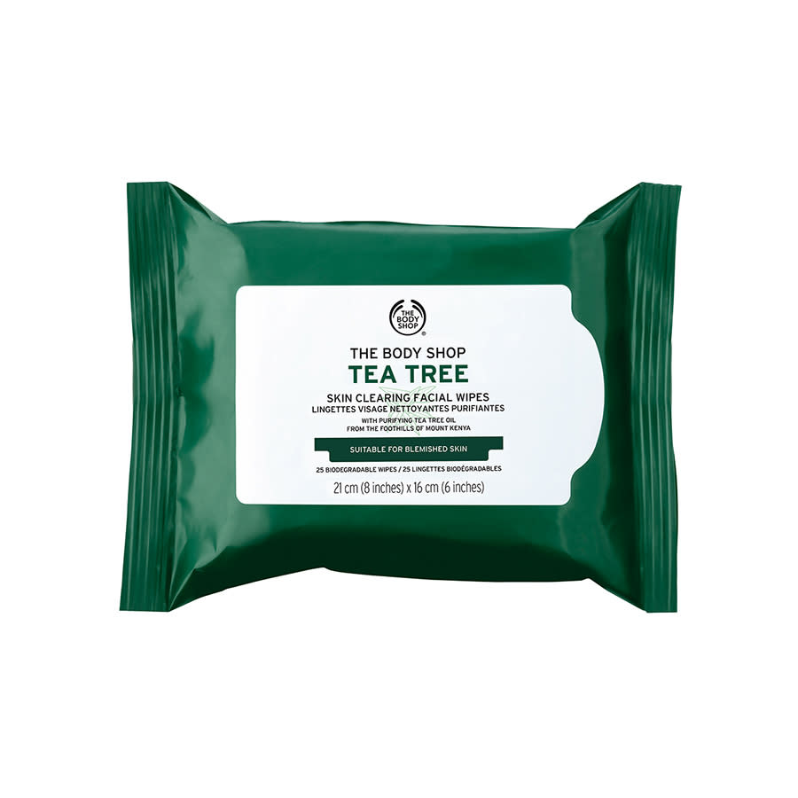 THE BODY SHOP TEA TREE OIL WIPES