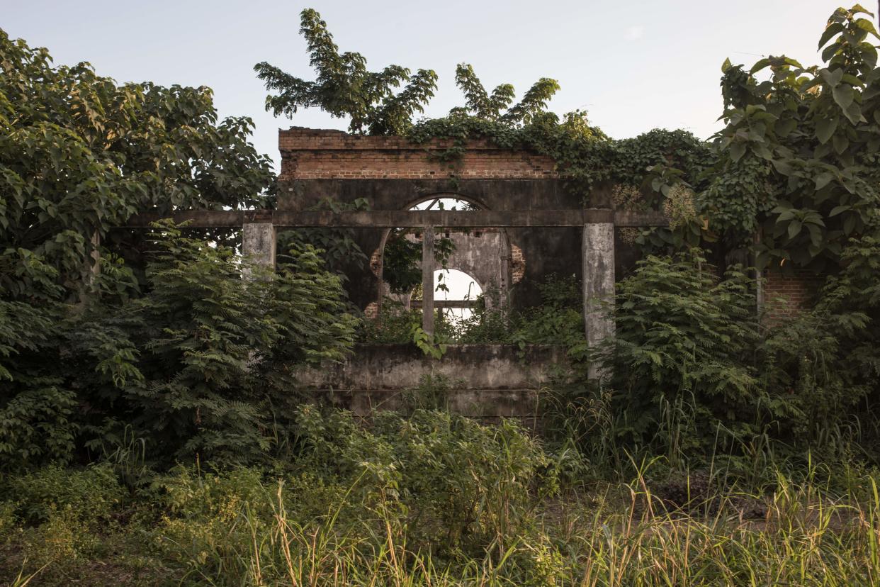 <p>Representational picture of ruins. The human skull was found near a abandoned hotel</p> (AFP via Getty Images)