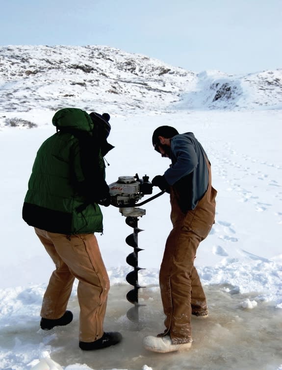 Researchers auger into a Greenland glacier to hunt for methane that may have been produced by Arctic microbes.