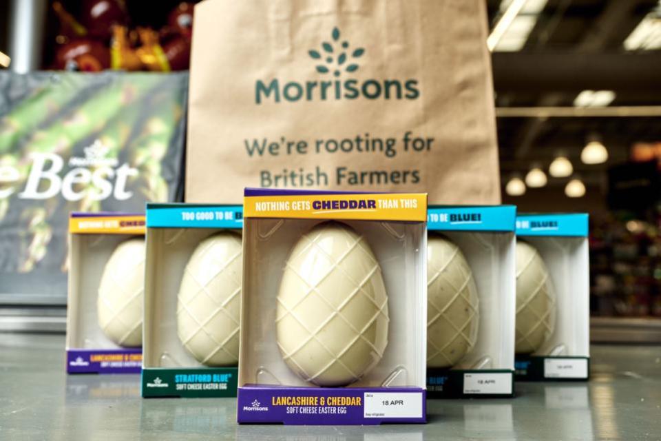 The Bolton News: There are two cheese Easter eggs available - Morrisons Launches Two Cheese Eggs In Time For Easter