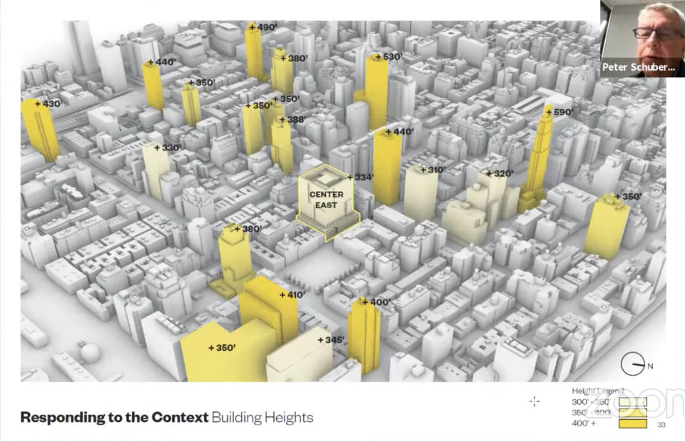 They also defended the tower's size and appearance, noting it would be shorter than other recent construction in the neighborhood. (Manhattan Community Board 8)