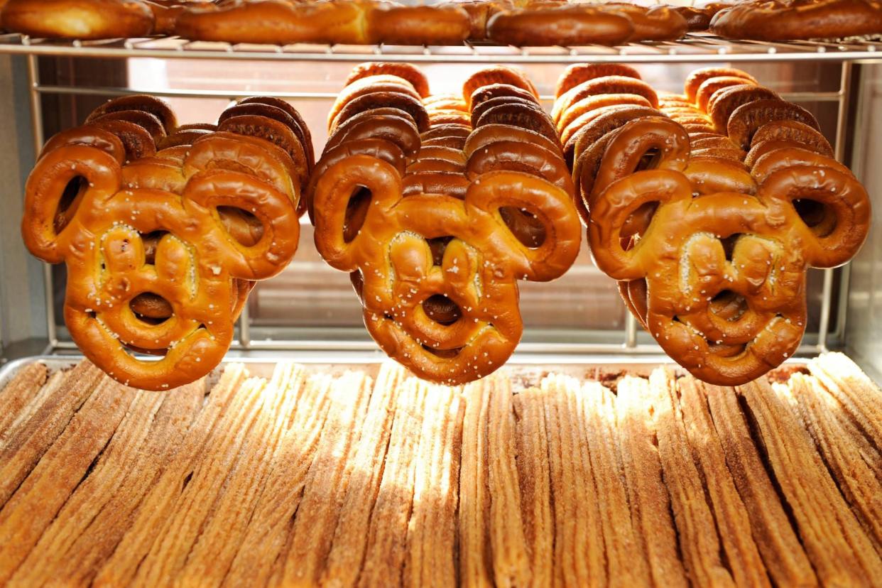 Disney World pretzels