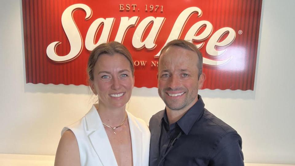 Brooke (left) and Klark Quinn (right) have taken ownership of iconic dessert company, Sara Lee, after the brand went into voluntary administration in October. Picture: Supplied