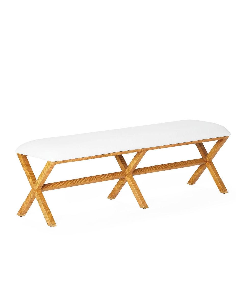 <p><a href="https://go.redirectingat.com?id=74968X1596630&url=https%3A%2F%2Fwww.serenaandlily.com%2Fproducts%2Fbalboa-rattan-x-base-bench%2F638794&sref=https%3A%2F%2F" rel="nofollow noopener" target="_blank" data-ylk="slk:Shop Now;elm:context_link;itc:0;sec:content-canvas" class="link ">Shop Now</a></p><p>Balboa Rattan X-Base Bench</p><p>$948.00</p>