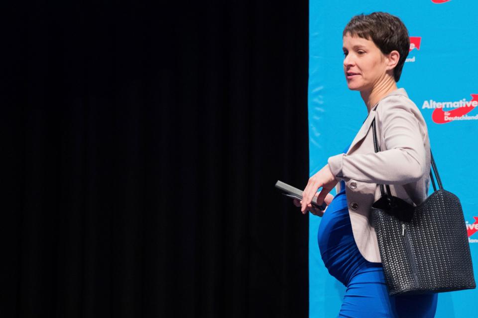 Frauke Petry wurde auf dem AfD-Parteitag quasi entmachtet. (Bild: AP Photo)