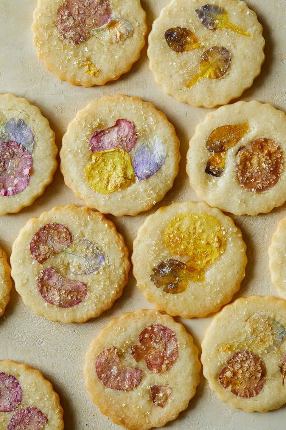flower butter spring cookie recipe
