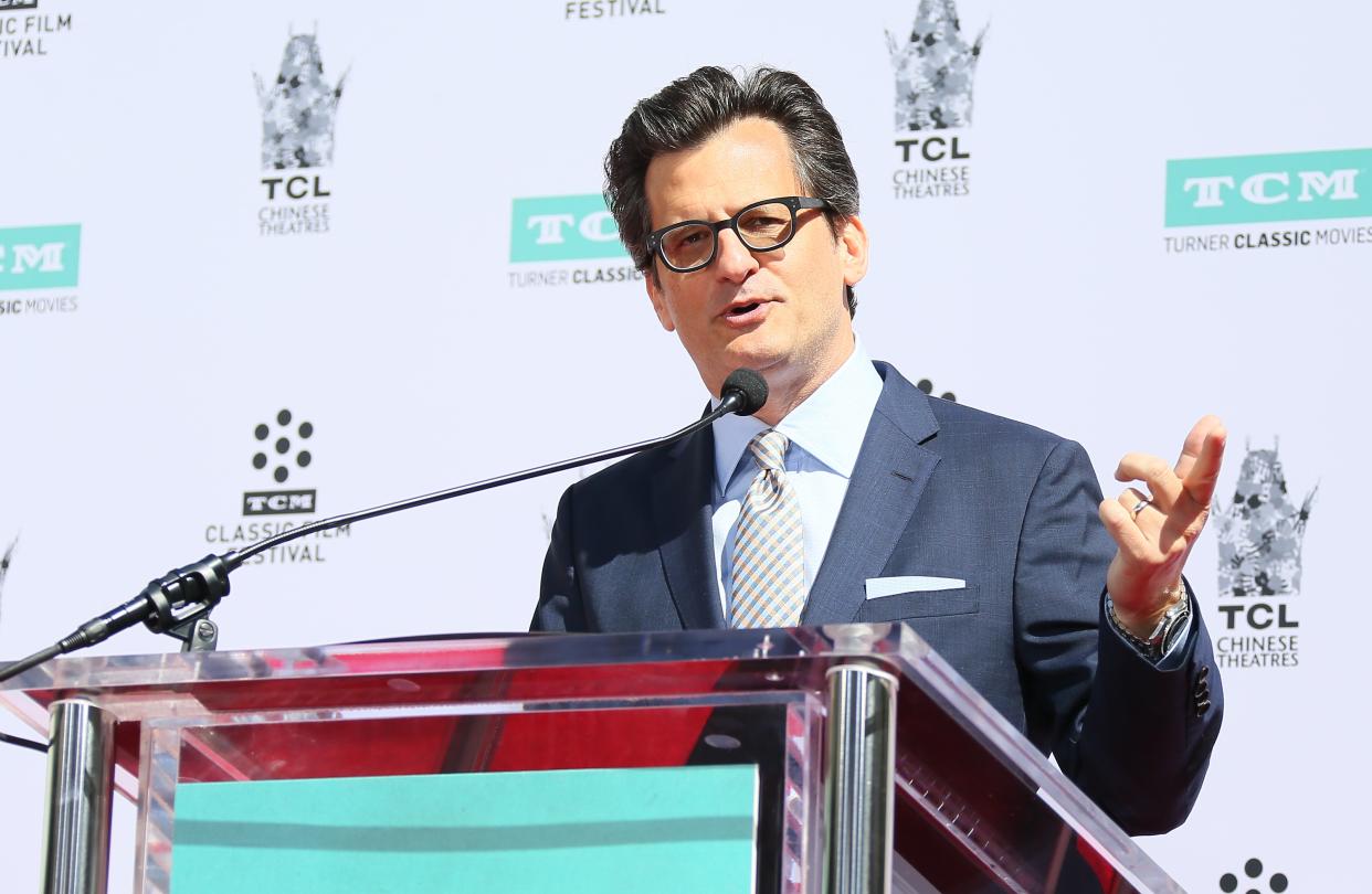 HOLLYWOOD, CA - APRIL 12: Ben Mankiewicz attends his hand & footprint ceremony at the TCL Chinese Theatre on April 12, 2019 in Los Angeles, California. (Photo by JB Lacroix/WireImage)