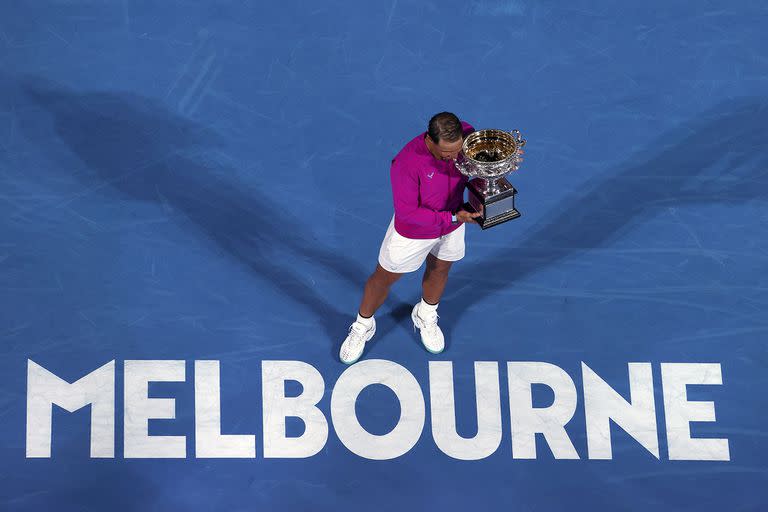 El español Rafael Nadal, el último ganador del Australian Open