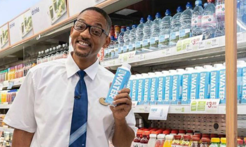 Will Smith worked at Boots to promote his son’s water brand