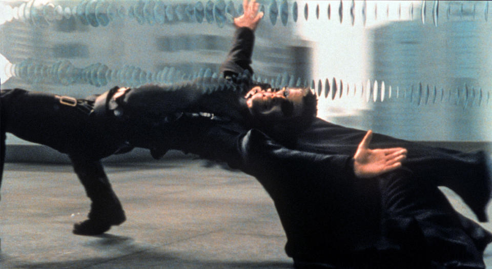 THE MATRIX, Keanu Reeves, 1999. ©Warner Bros./courtesy Everett Collection (image upgraded to 18 x 9.9 in)