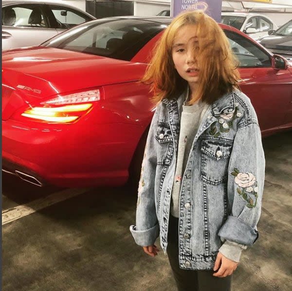 Claire Tian, known as Lil Tay, is pictured in an undated photo from her Instagram. A post on her verified Instagram account claimed she and her brother had died. The post has since been deleted. (Lil Tay/Instagram - image credit)